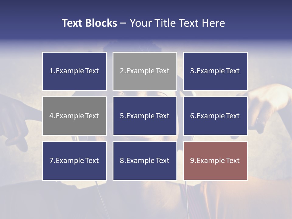 A Woman Wearing Headphones And Listening To Music PowerPoint Template