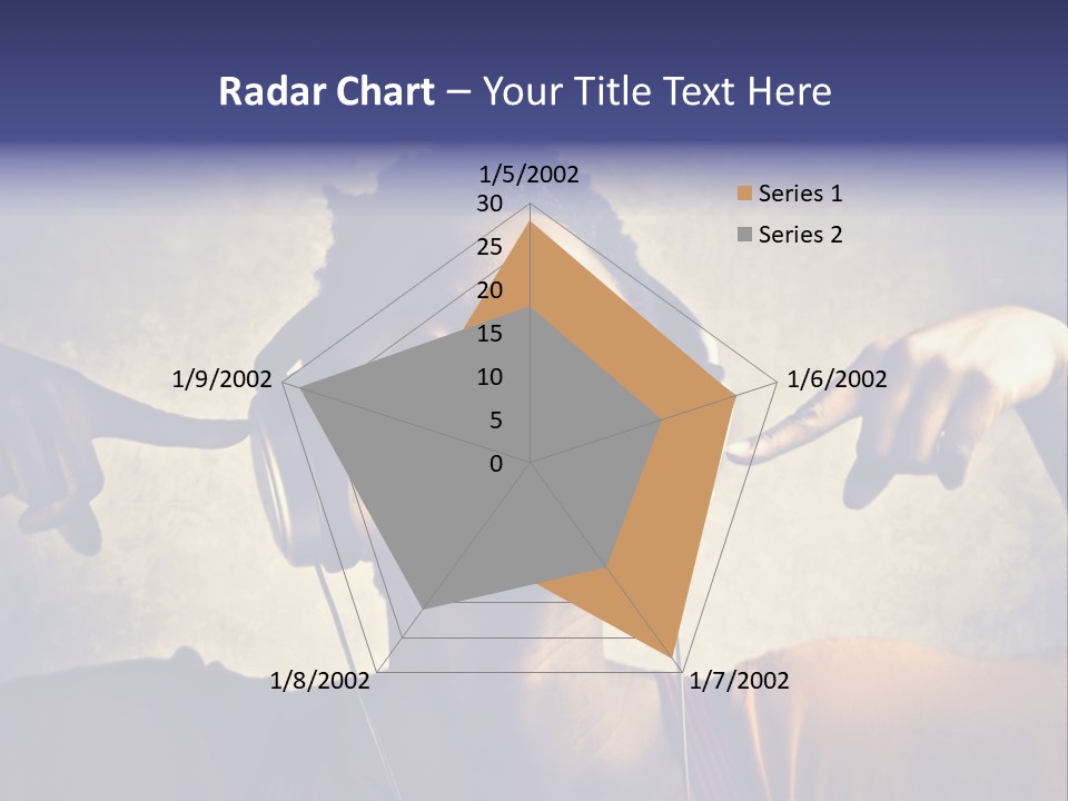 A Woman Wearing Headphones And Listening To Music PowerPoint Template