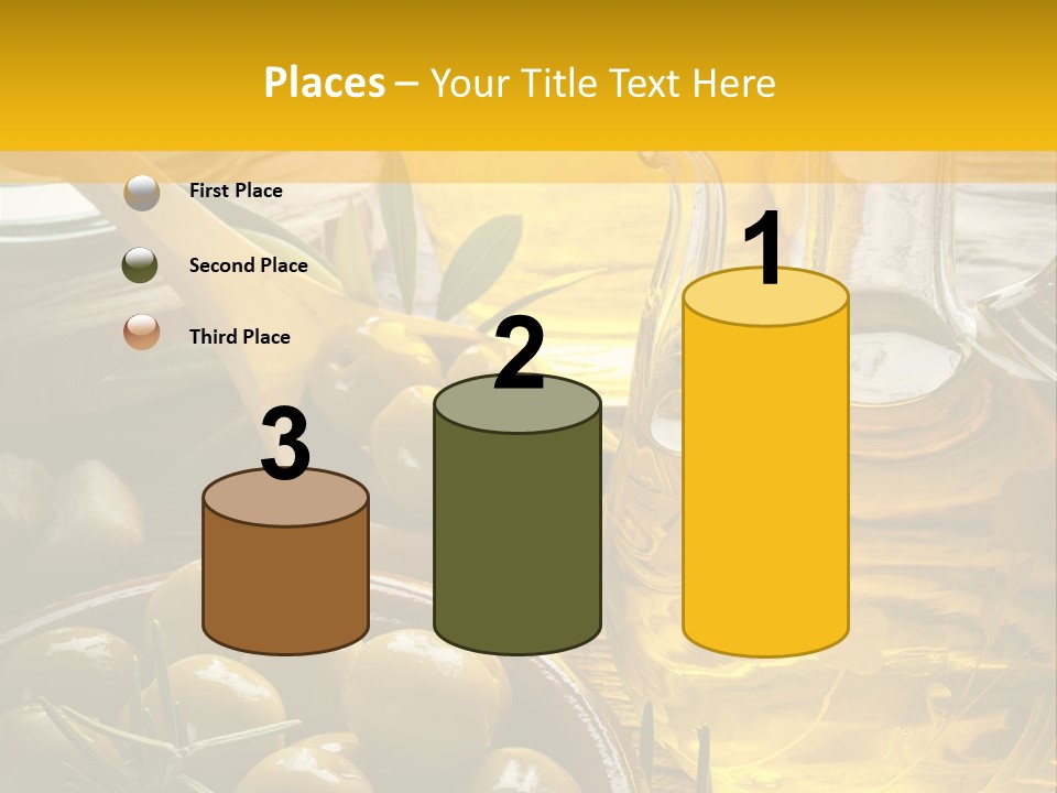 Nature Freshness Olive Oil PowerPoint Template