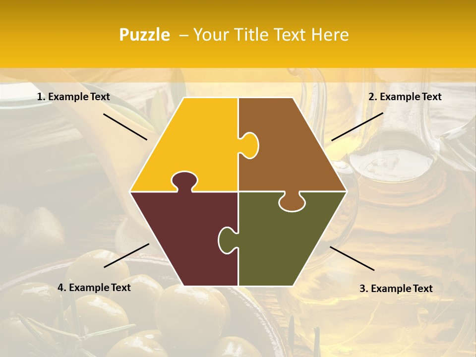 Nature Freshness Olive Oil PowerPoint Template