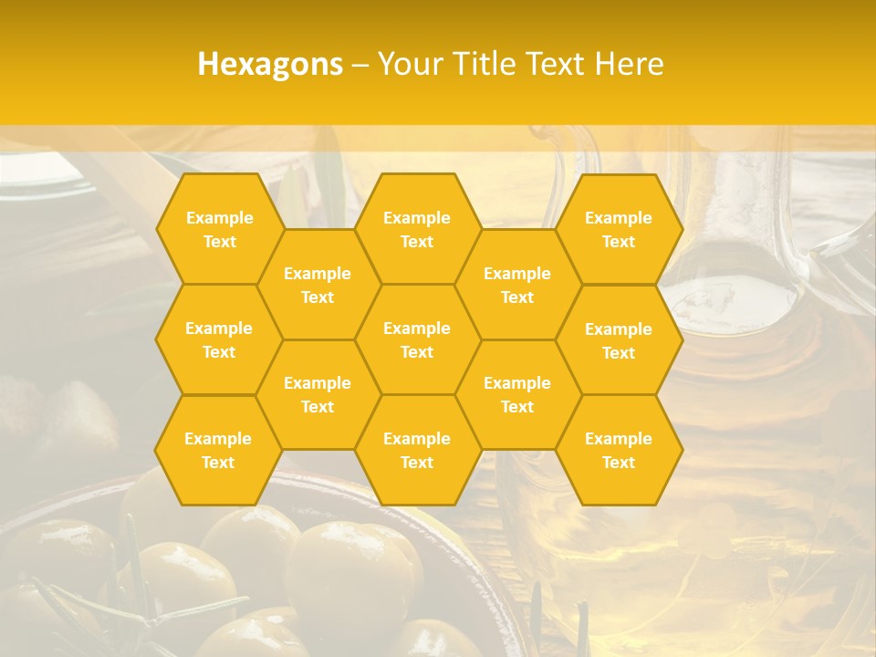 Nature Freshness Olive Oil PowerPoint Template