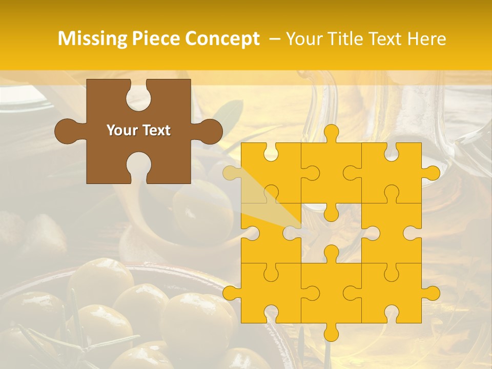 Nature Freshness Olive Oil PowerPoint Template