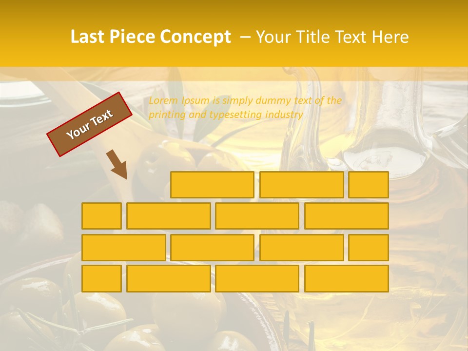 Nature Freshness Olive Oil PowerPoint Template