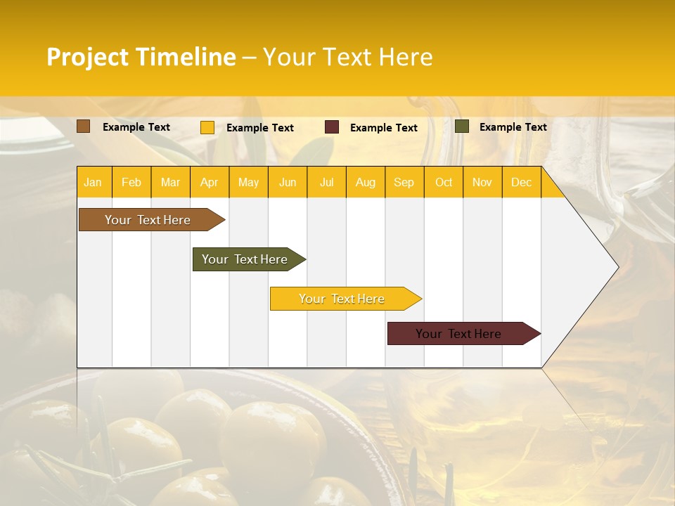 Nature Freshness Olive Oil PowerPoint Template