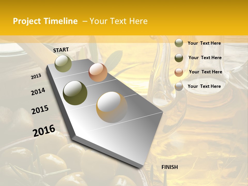 Nature Freshness Olive Oil PowerPoint Template