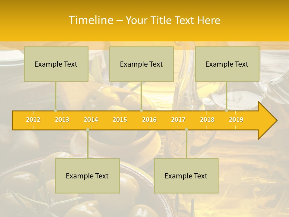 Nature Freshness Olive Oil PowerPoint Template