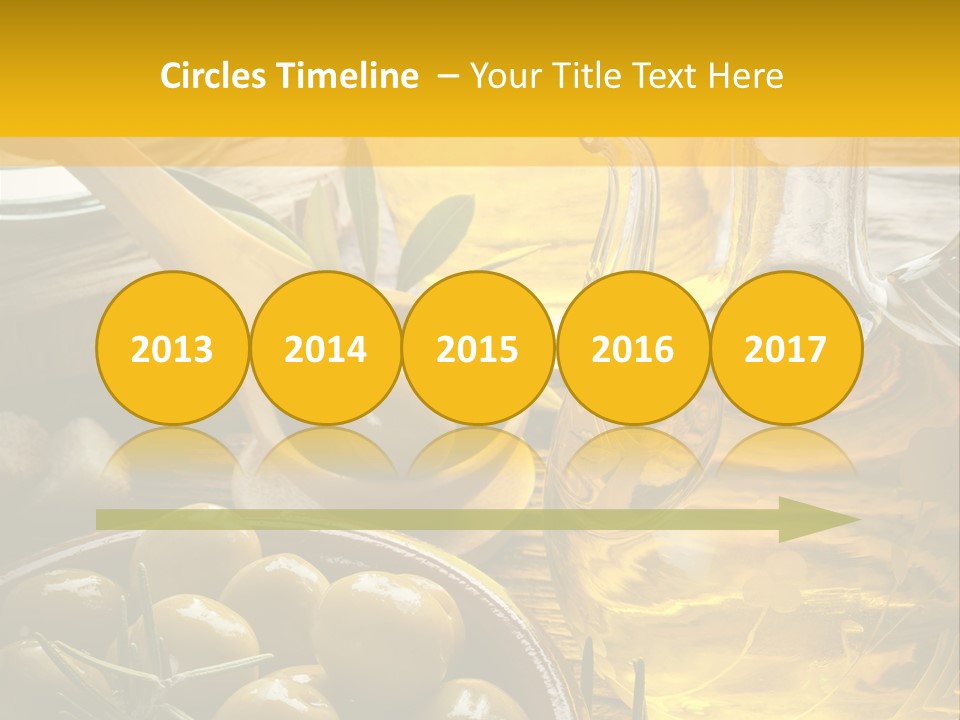 Nature Freshness Olive Oil PowerPoint Template