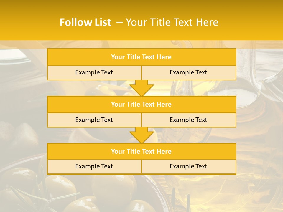 Nature Freshness Olive Oil PowerPoint Template