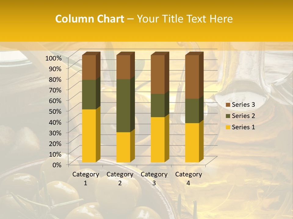 Nature Freshness Olive Oil PowerPoint Template