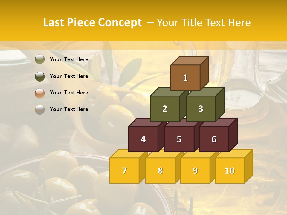 Nature Freshness Olive Oil PowerPoint Template