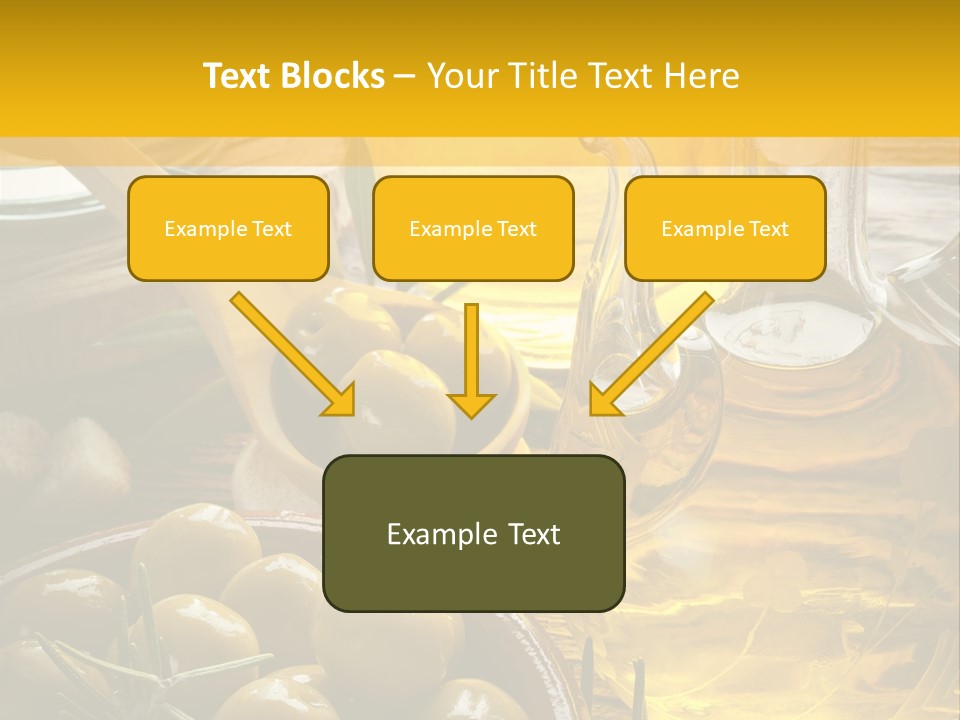 Nature Freshness Olive Oil PowerPoint Template