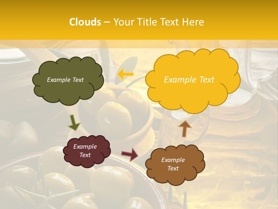 Nature Freshness Olive Oil PowerPoint Template