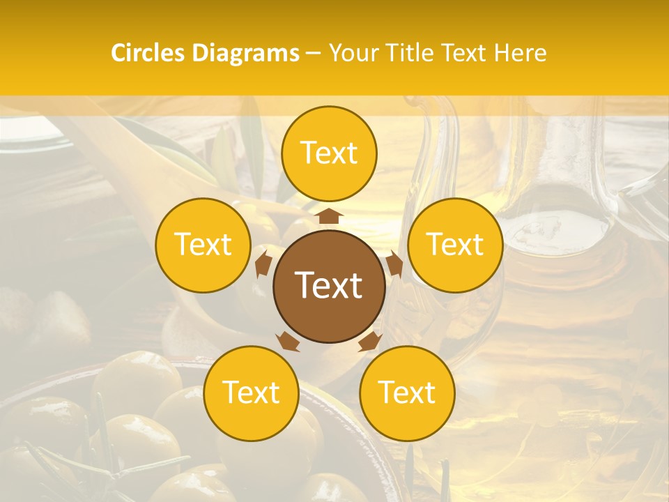 Nature Freshness Olive Oil PowerPoint Template