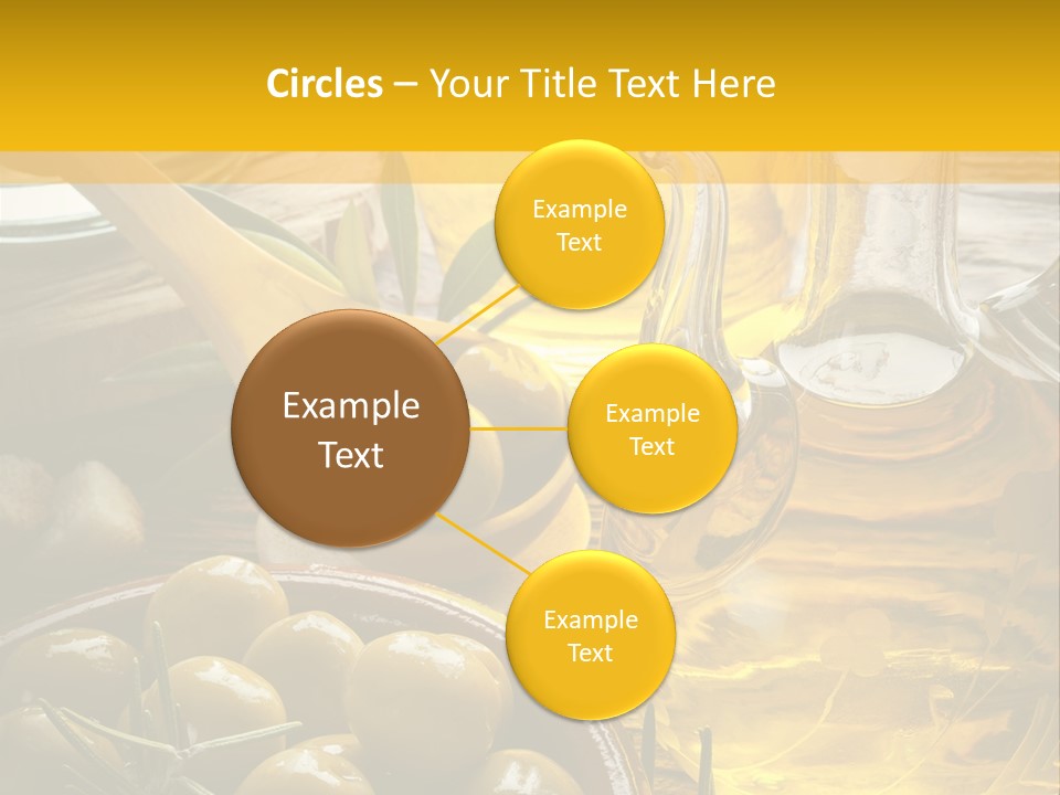 Nature Freshness Olive Oil PowerPoint Template