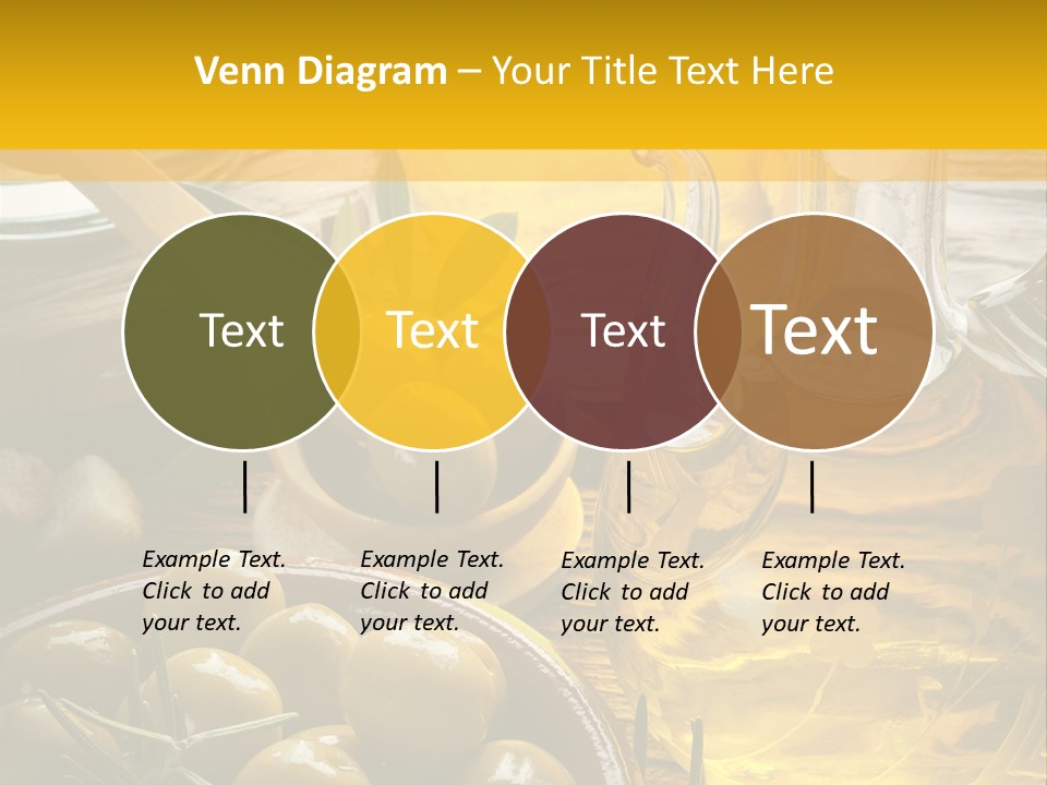 Nature Freshness Olive Oil PowerPoint Template