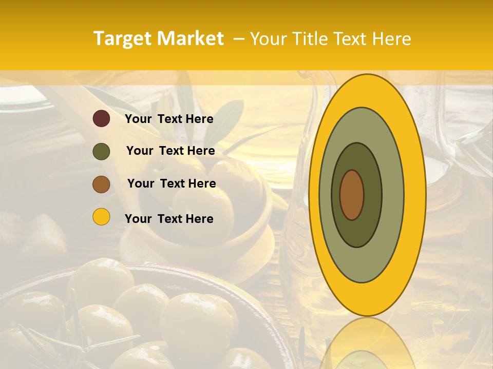 Nature Freshness Olive Oil PowerPoint Template