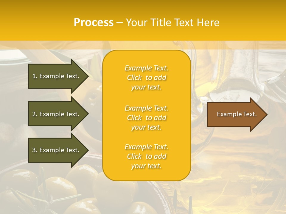 Nature Freshness Olive Oil PowerPoint Template