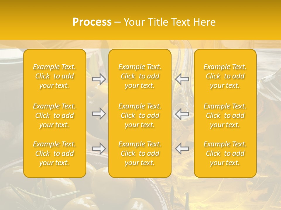 Nature Freshness Olive Oil PowerPoint Template