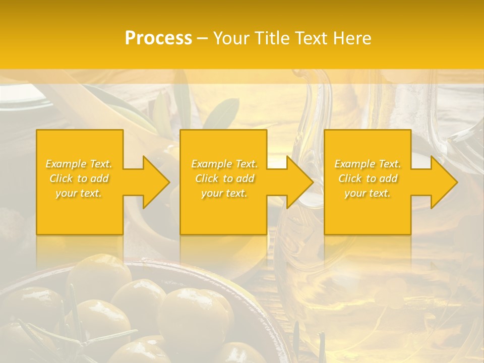 Nature Freshness Olive Oil PowerPoint Template
