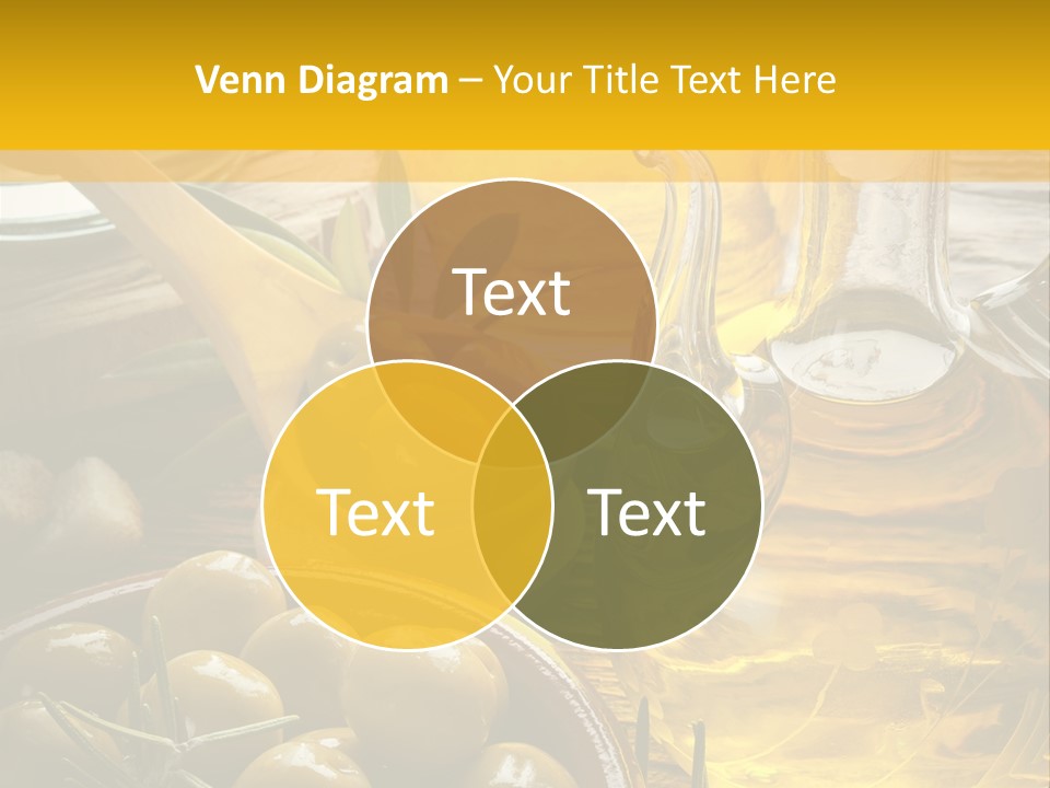 Nature Freshness Olive Oil PowerPoint Template