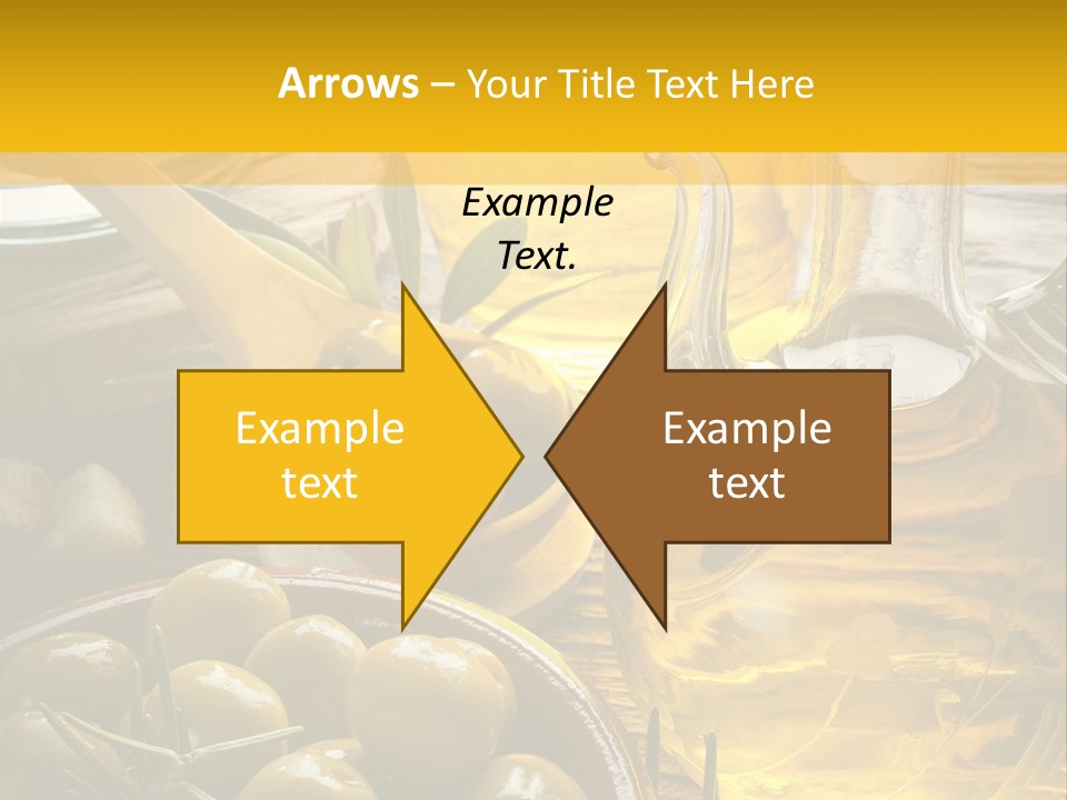 Nature Freshness Olive Oil PowerPoint Template