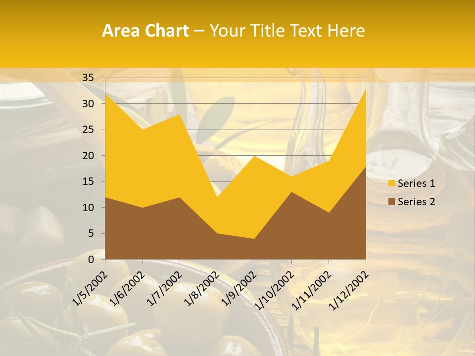 Nature Freshness Olive Oil PowerPoint Template