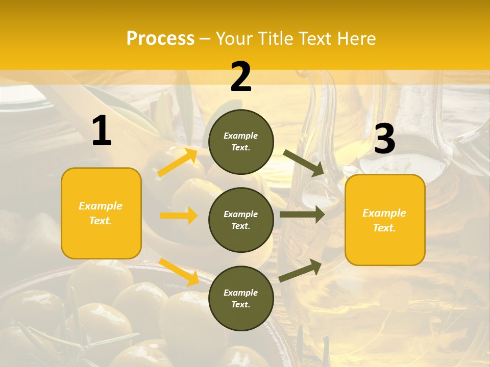 Nature Freshness Olive Oil PowerPoint Template