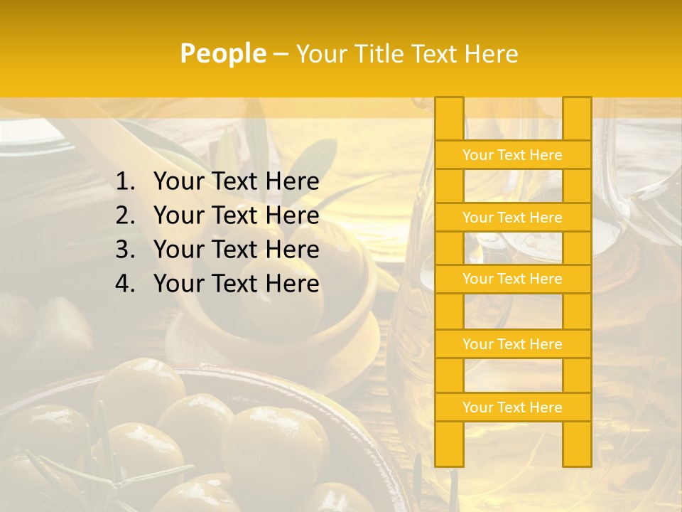 Nature Freshness Olive Oil PowerPoint Template