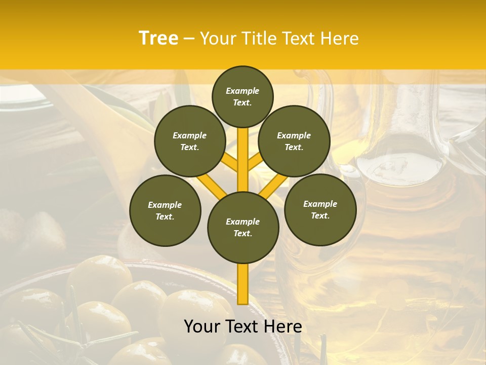 Nature Freshness Olive Oil PowerPoint Template