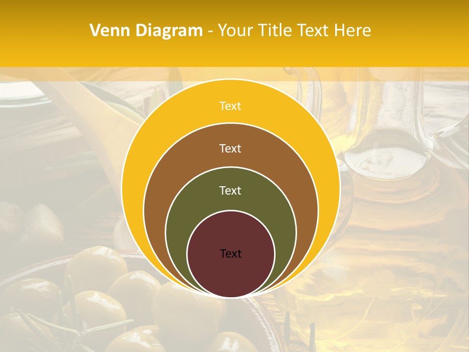 Nature Freshness Olive Oil PowerPoint Template