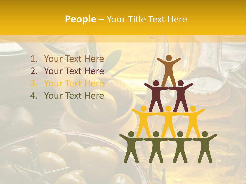 Nature Freshness Olive Oil PowerPoint Template