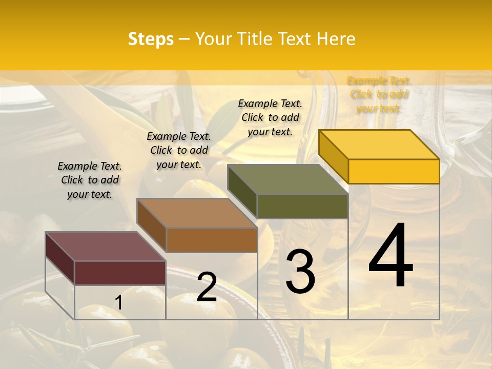 Nature Freshness Olive Oil PowerPoint Template