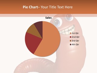 Brown Wet Crawling PowerPoint Template