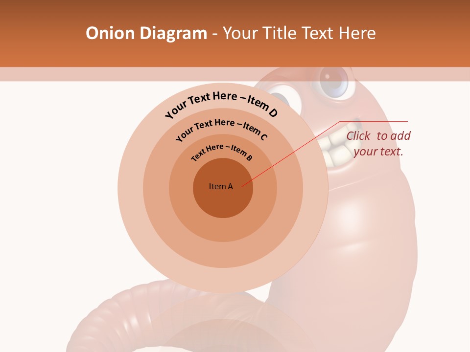 Brown Wet Crawling PowerPoint Template