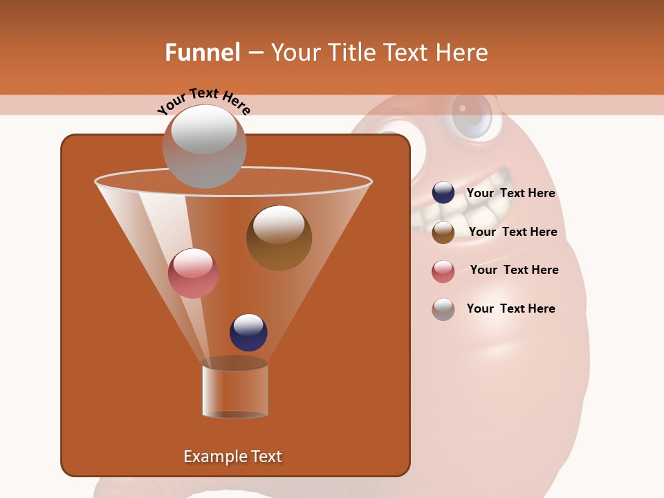 Brown Wet Crawling PowerPoint Template