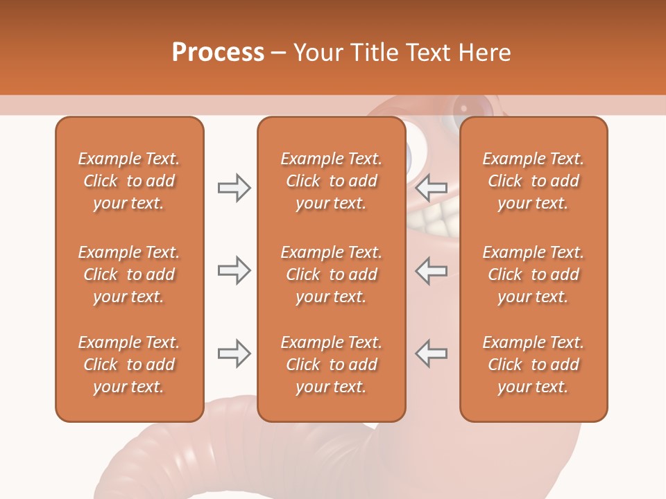 Brown Wet Crawling PowerPoint Template