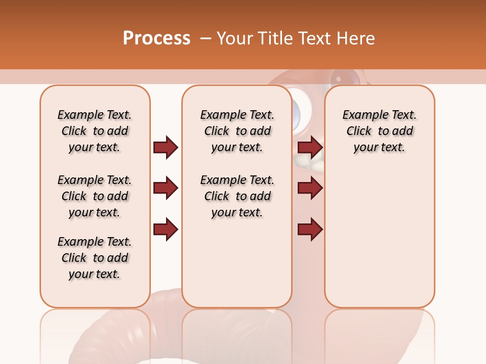 Brown Wet Crawling PowerPoint Template