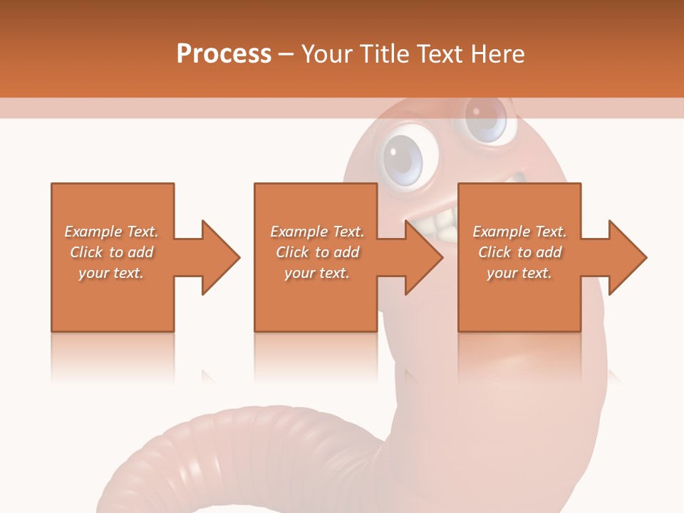 Brown Wet Crawling PowerPoint Template