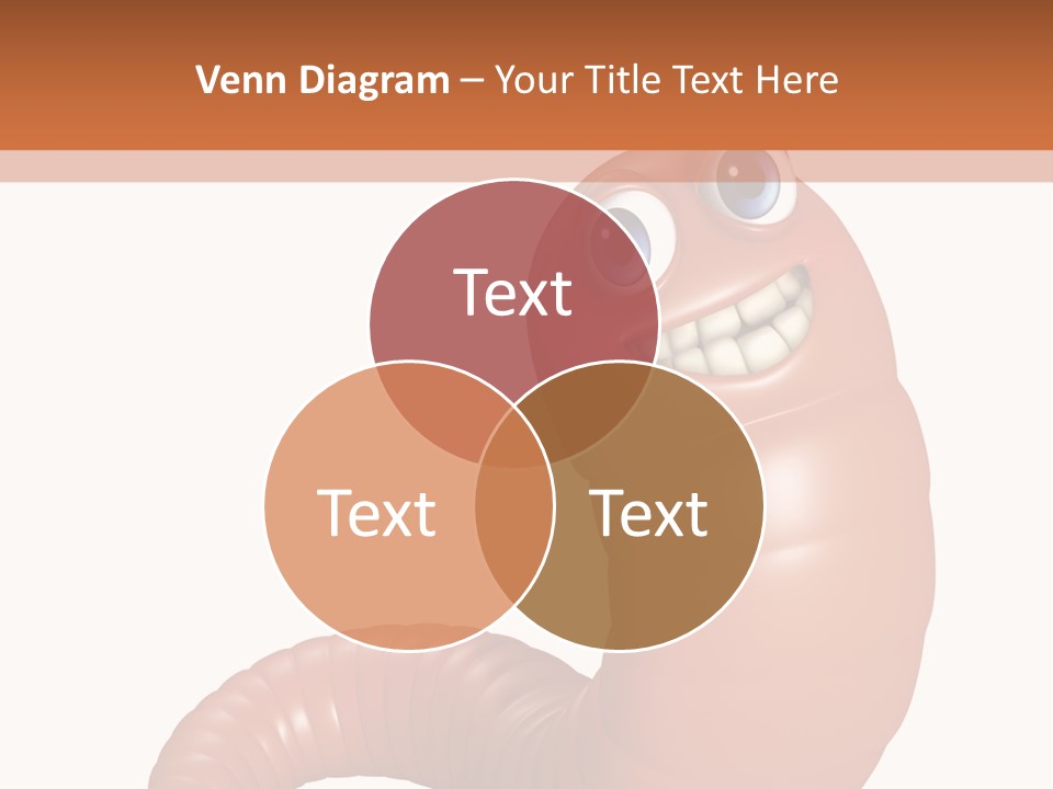 Brown Wet Crawling PowerPoint Template