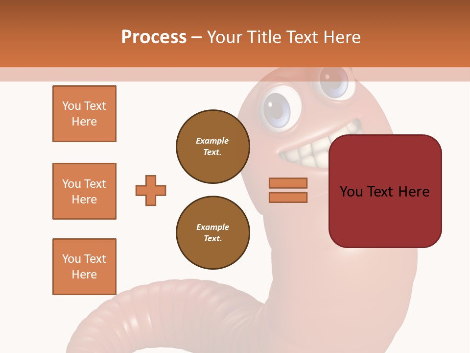 Brown Wet Crawling PowerPoint Template