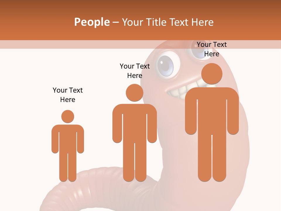 Brown Wet Crawling PowerPoint Template