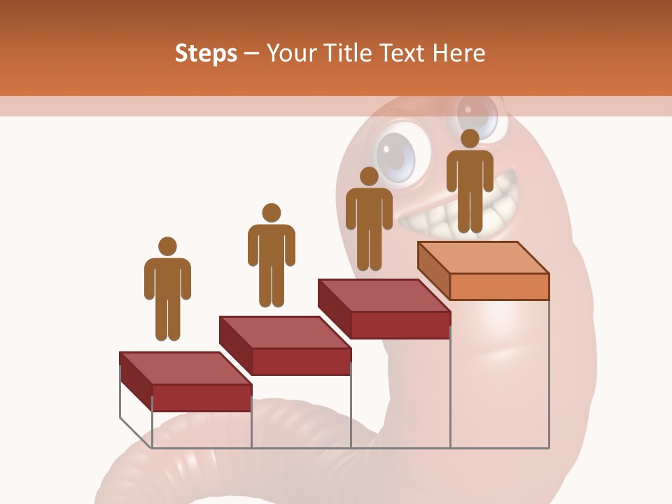 Brown Wet Crawling PowerPoint Template