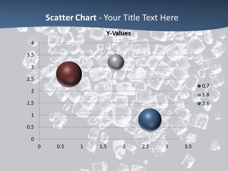 Close Frozen Sugar PowerPoint Template