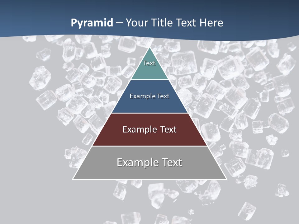 Close Frozen Sugar PowerPoint Template