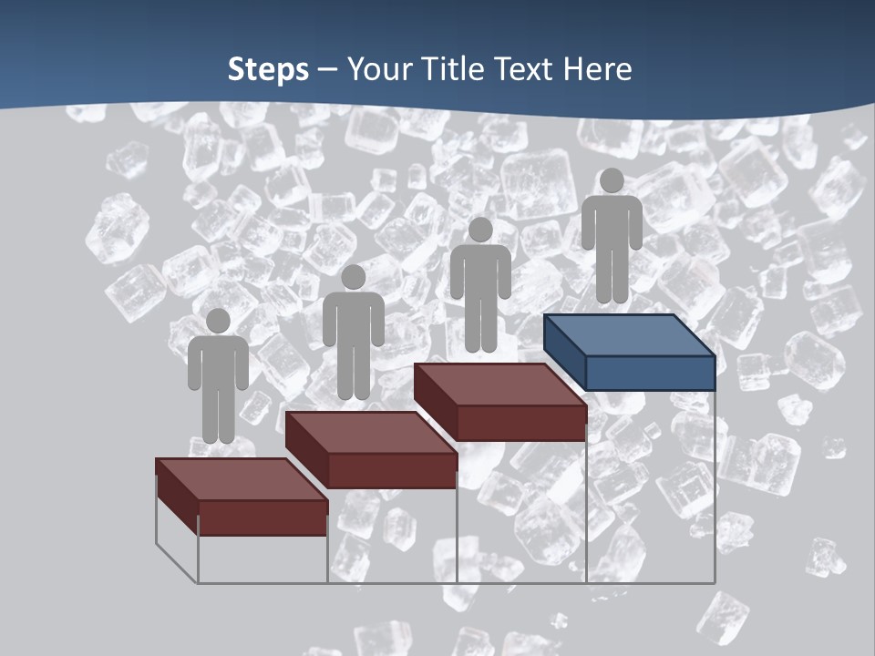 Close Frozen Sugar PowerPoint Template