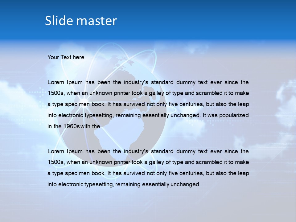 Computer Virtual Information PowerPoint Template