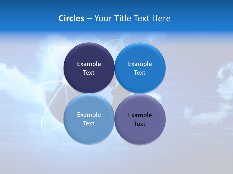 Computer Virtual Information PowerPoint Template