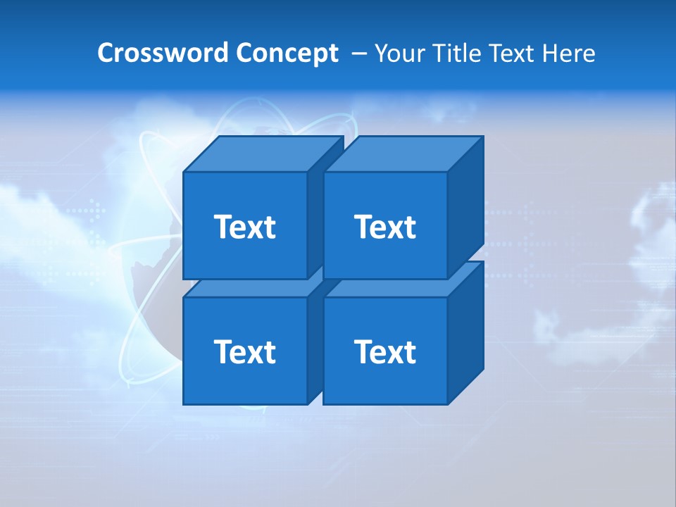 Computer Virtual Information PowerPoint Template