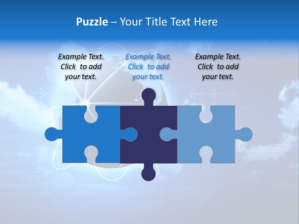 Computer Virtual Information PowerPoint Template