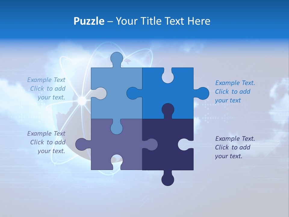 Computer Virtual Information PowerPoint Template